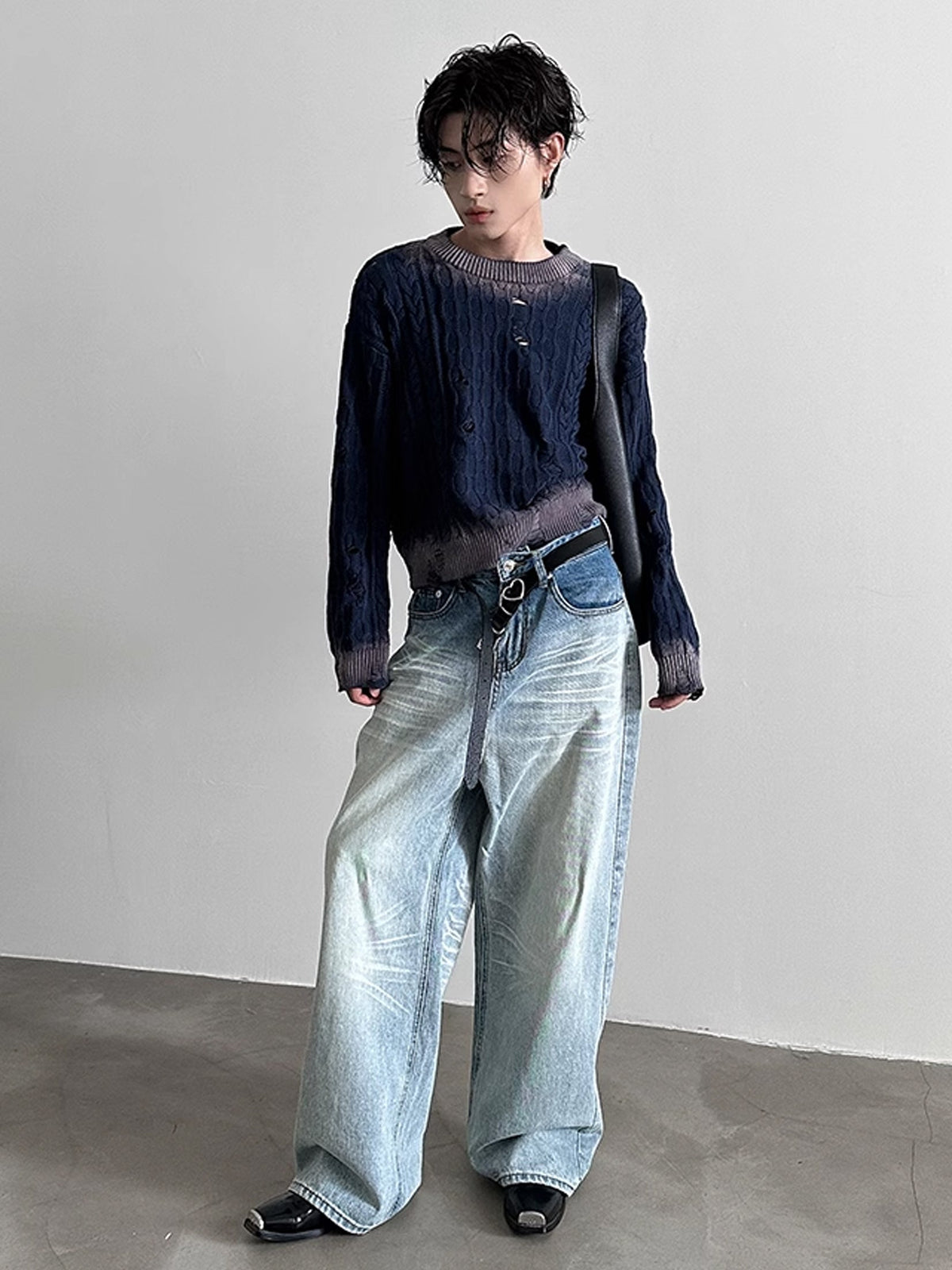 Shade Gradient Wash Denim Pants  OR0622