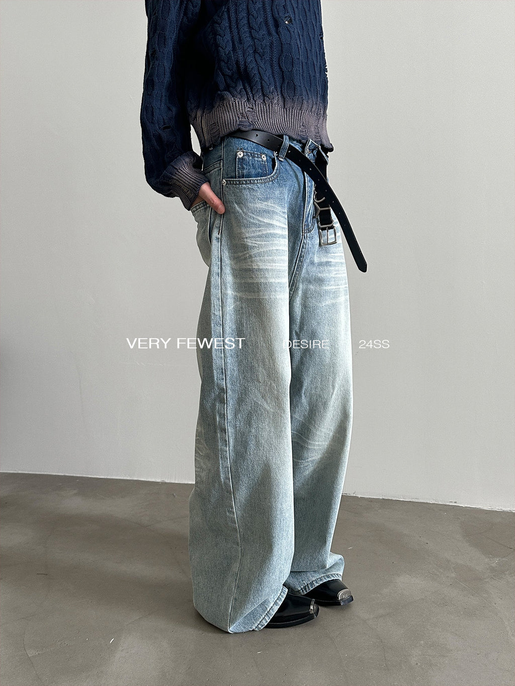 Shade Gradient Wash Denim Pants  OR0622