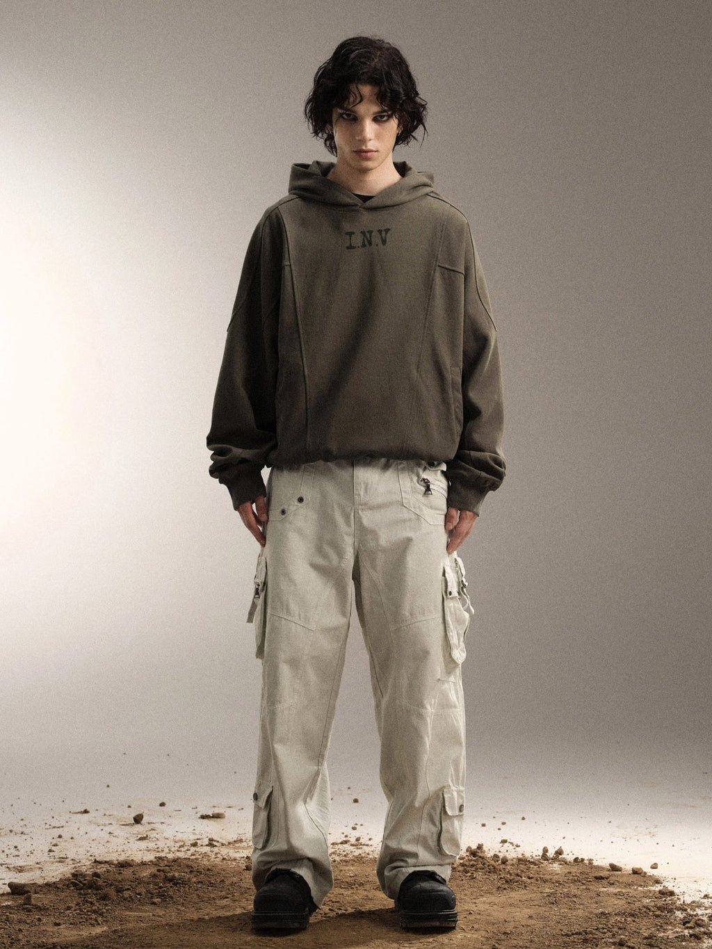 Studs Logo Hoodie  OR0629