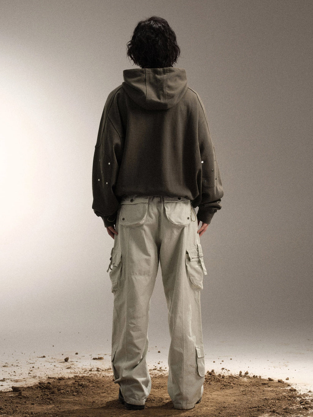 Studs Logo Hoodie  OR0629