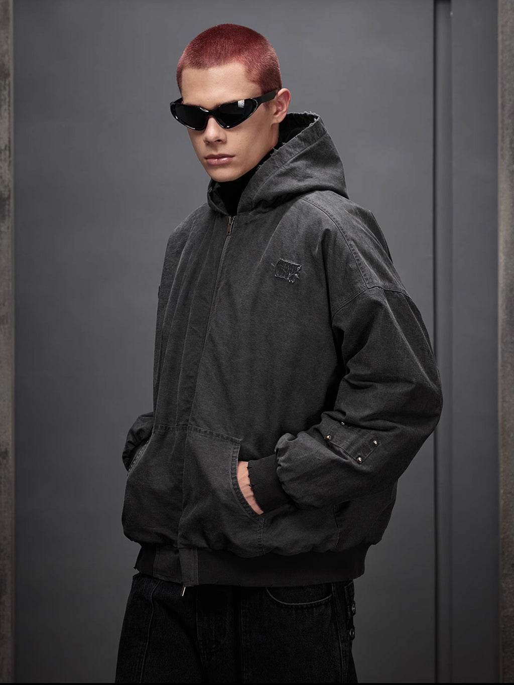 Old Loose Hooded Jacket  OR0633