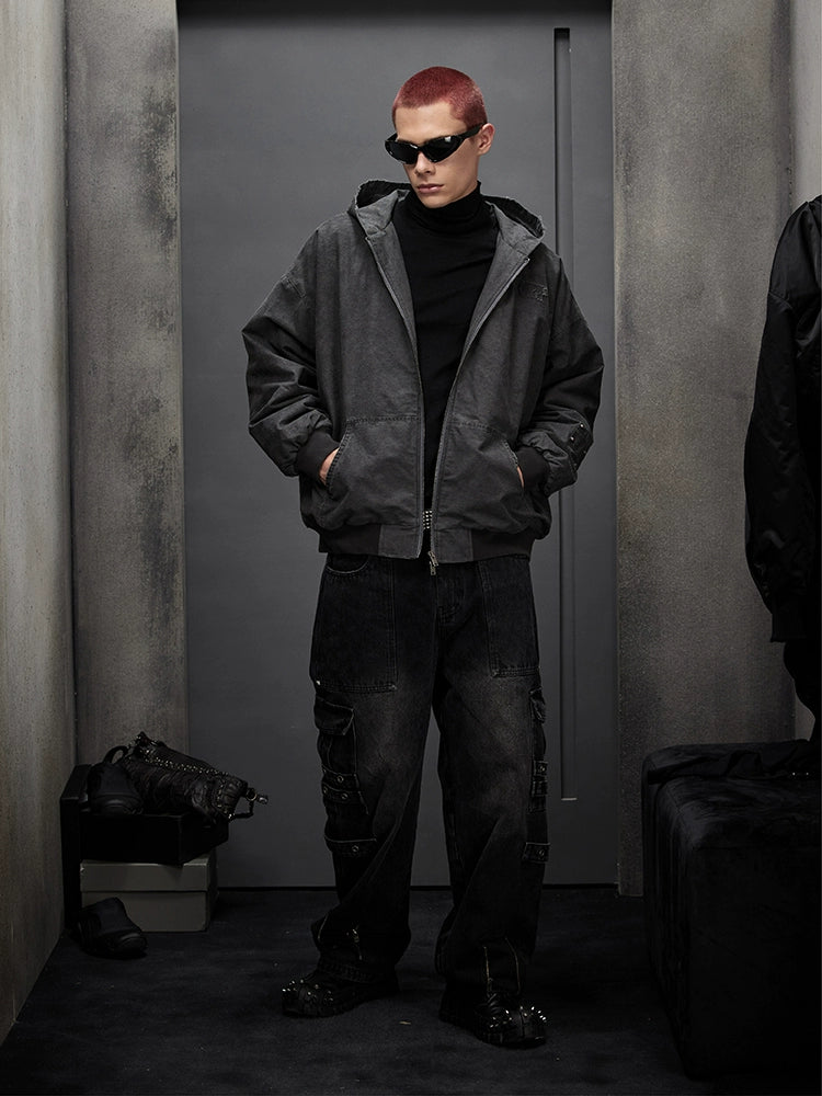 Old Loose Hooded Jacket  OR0633