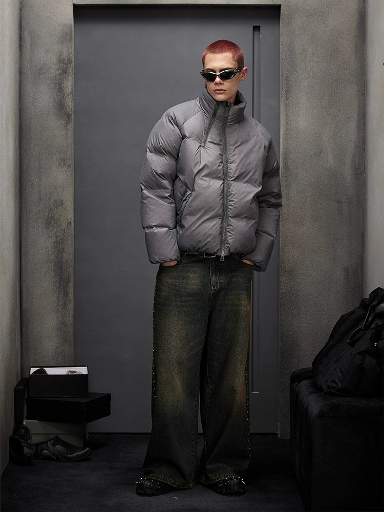 Splicing Loose Down Jacket  OR0634