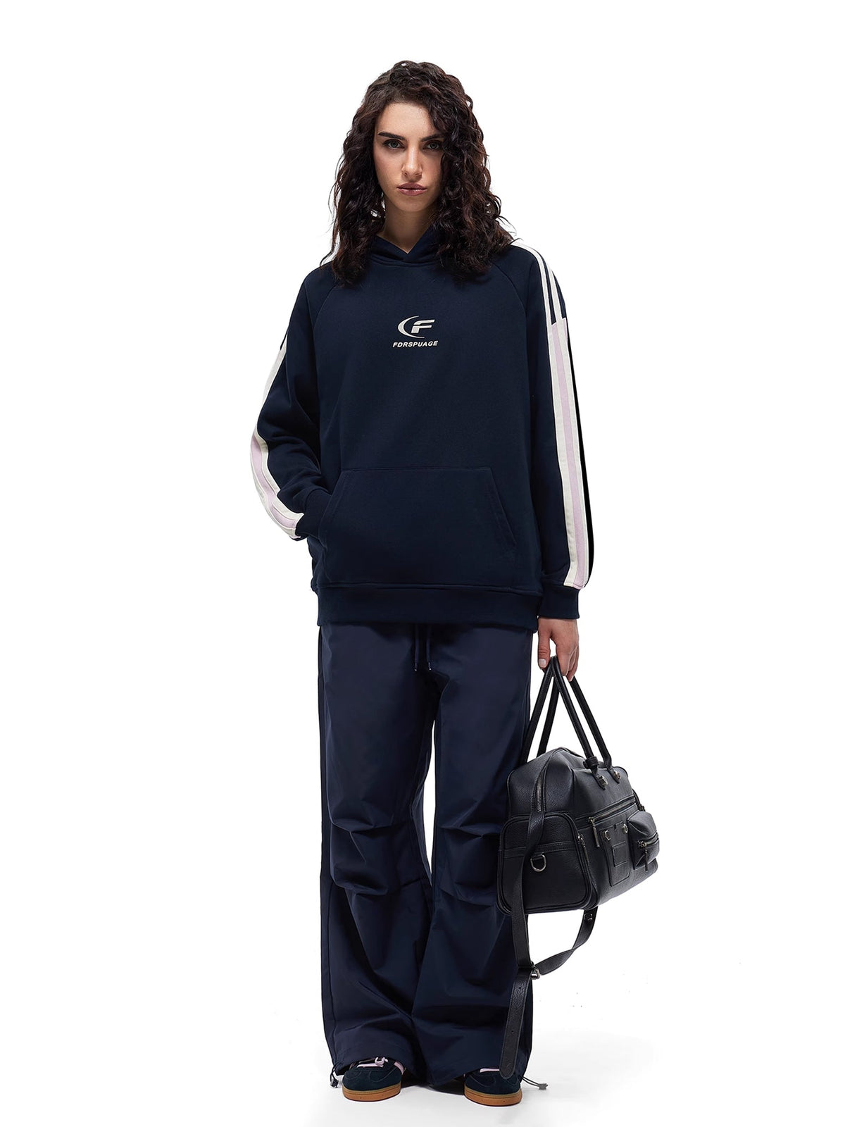 Splicing Webbing Hoodie  OR0644