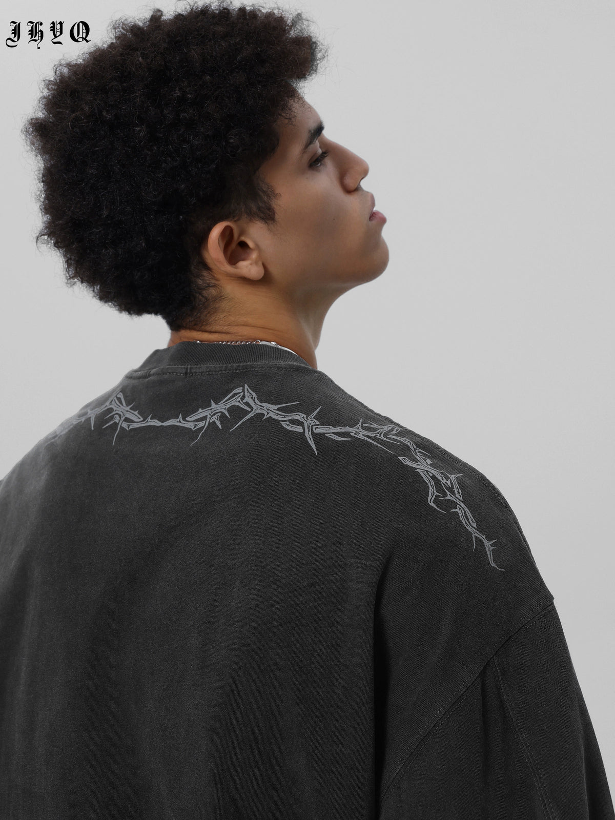 Heavy Washed Loose Long Sleeve Tee  OR0651