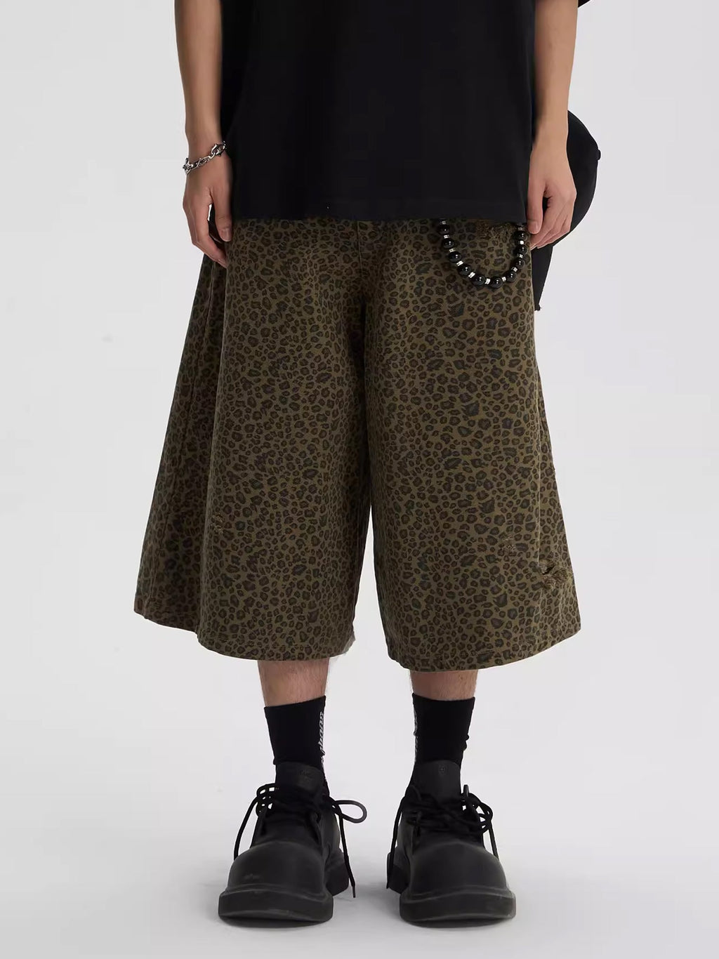 Leopard Half Work Pants  OR0652