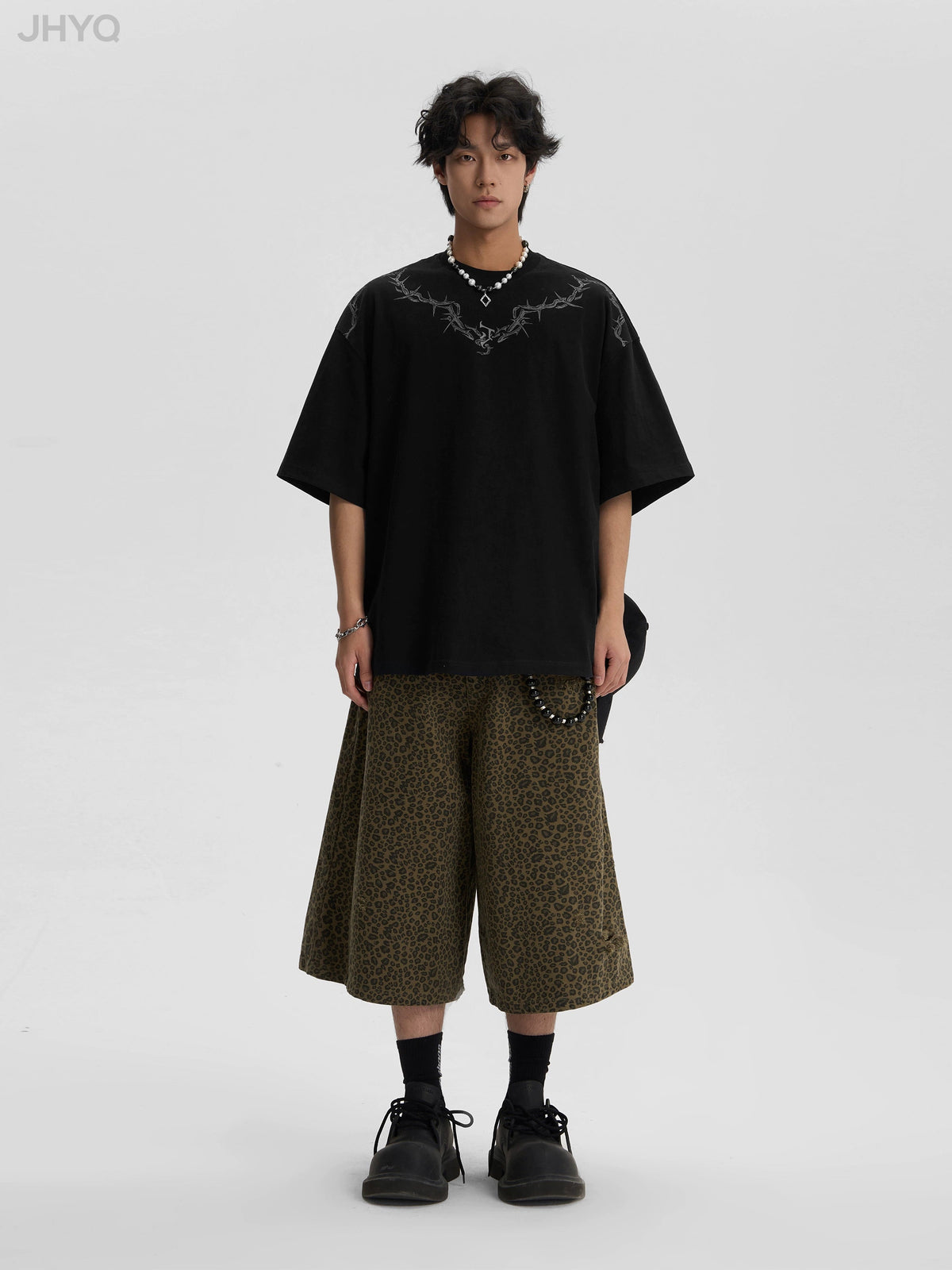 Leopard Half Work Pants  OR0652