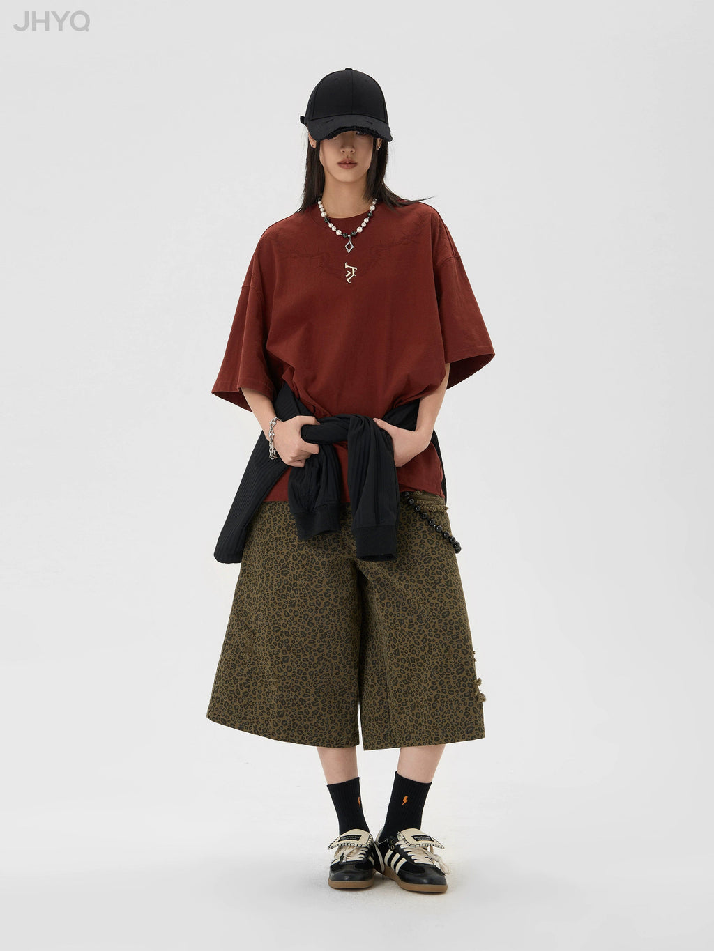 Leopard Half Work Pants  OR0652
