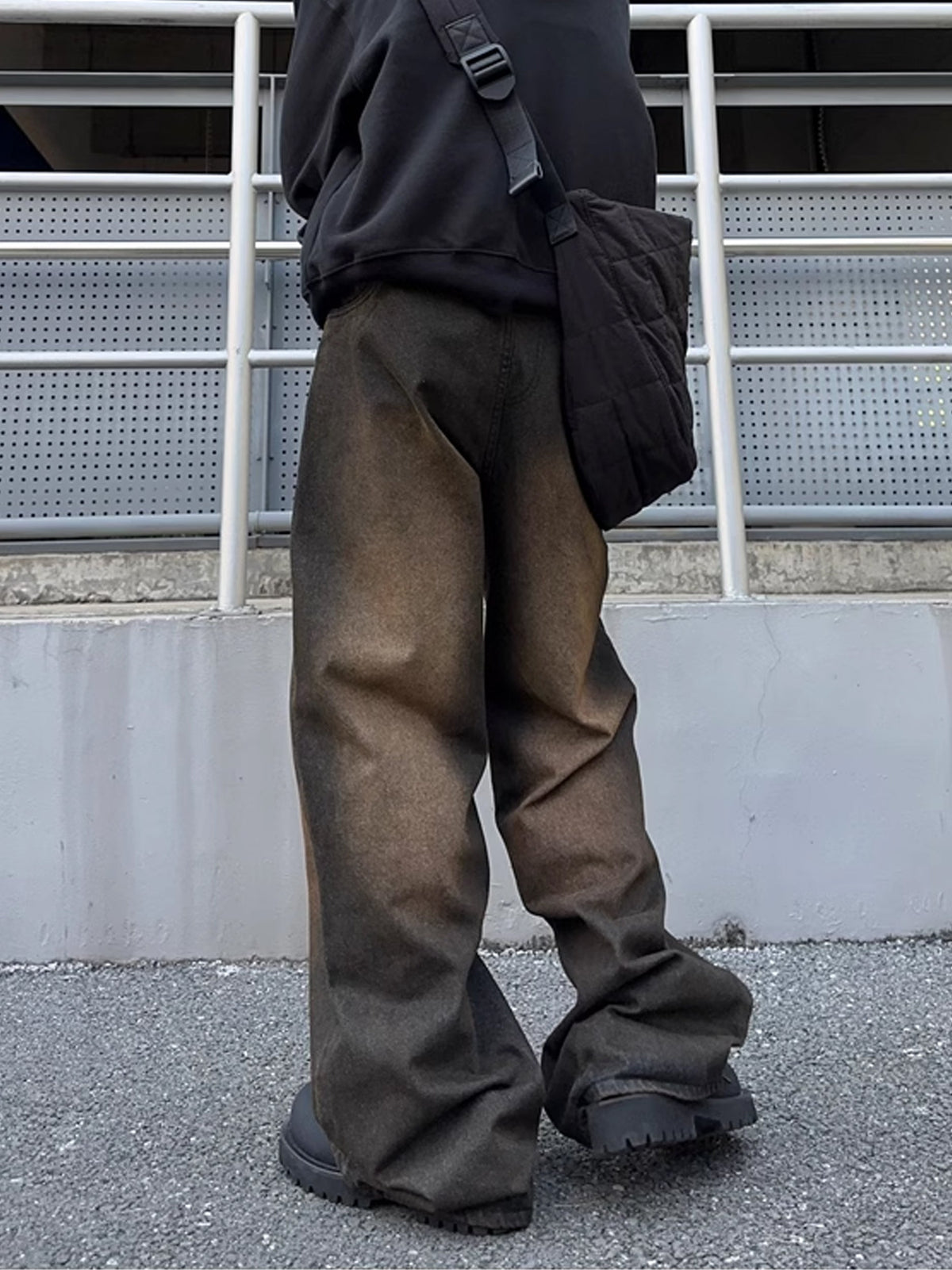 Dirty Reverse Denim Pants  OR0657
