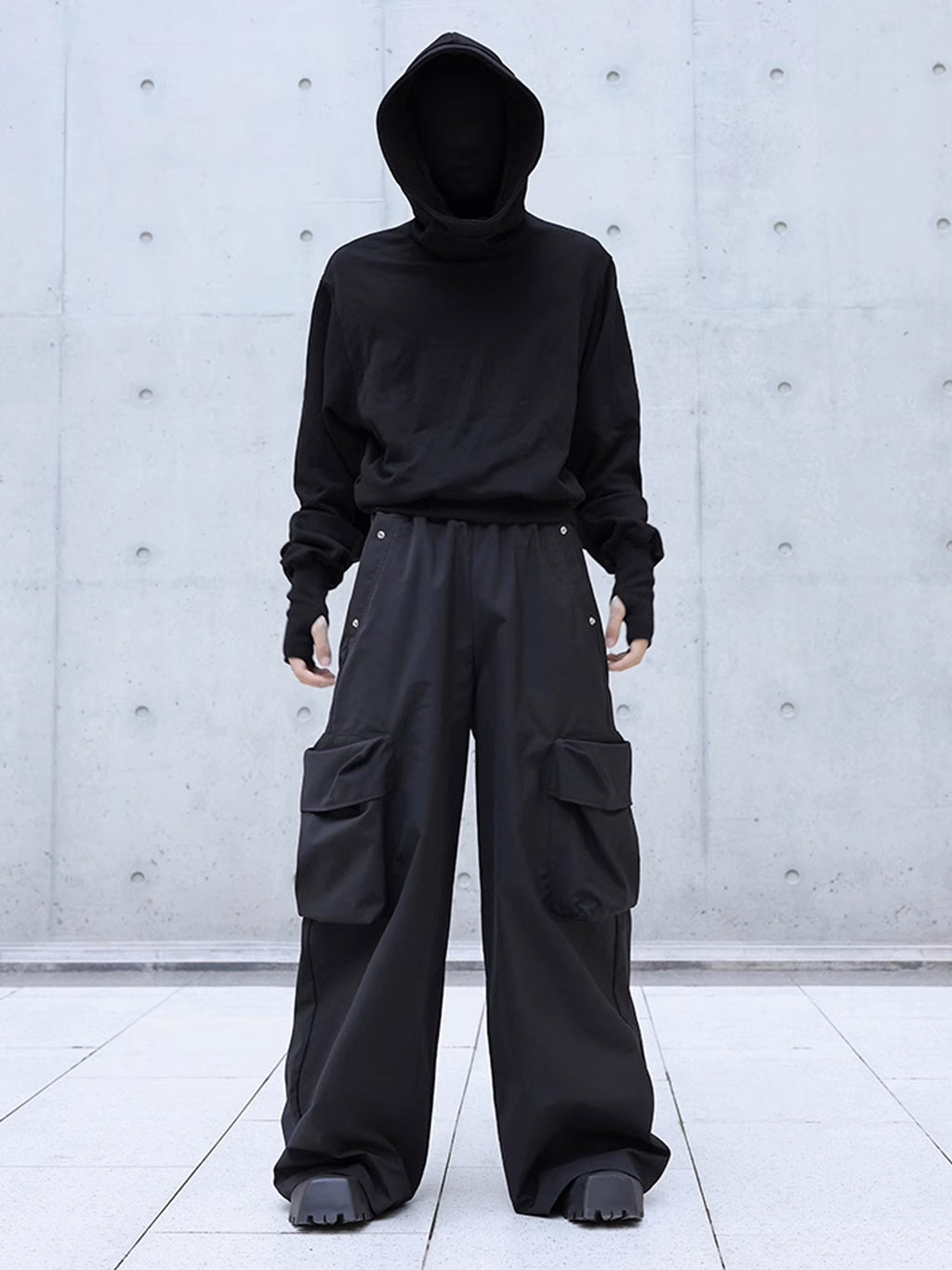 3D Pocket Wide Cargo Pants  OR0661