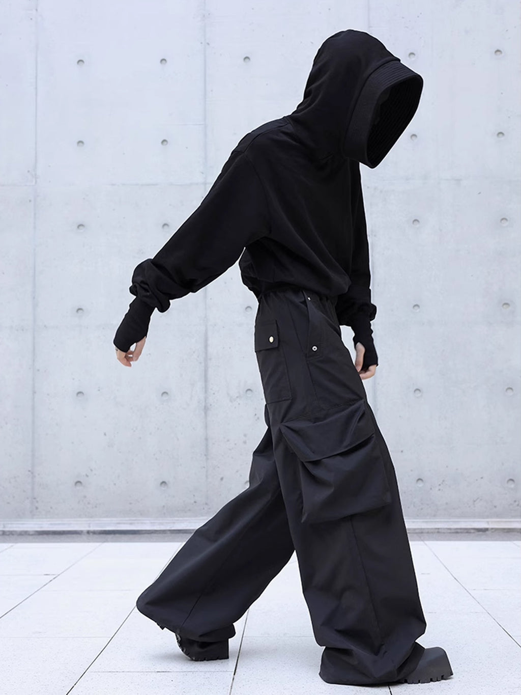 3D Pocket Wide Cargo Pants  OR0661