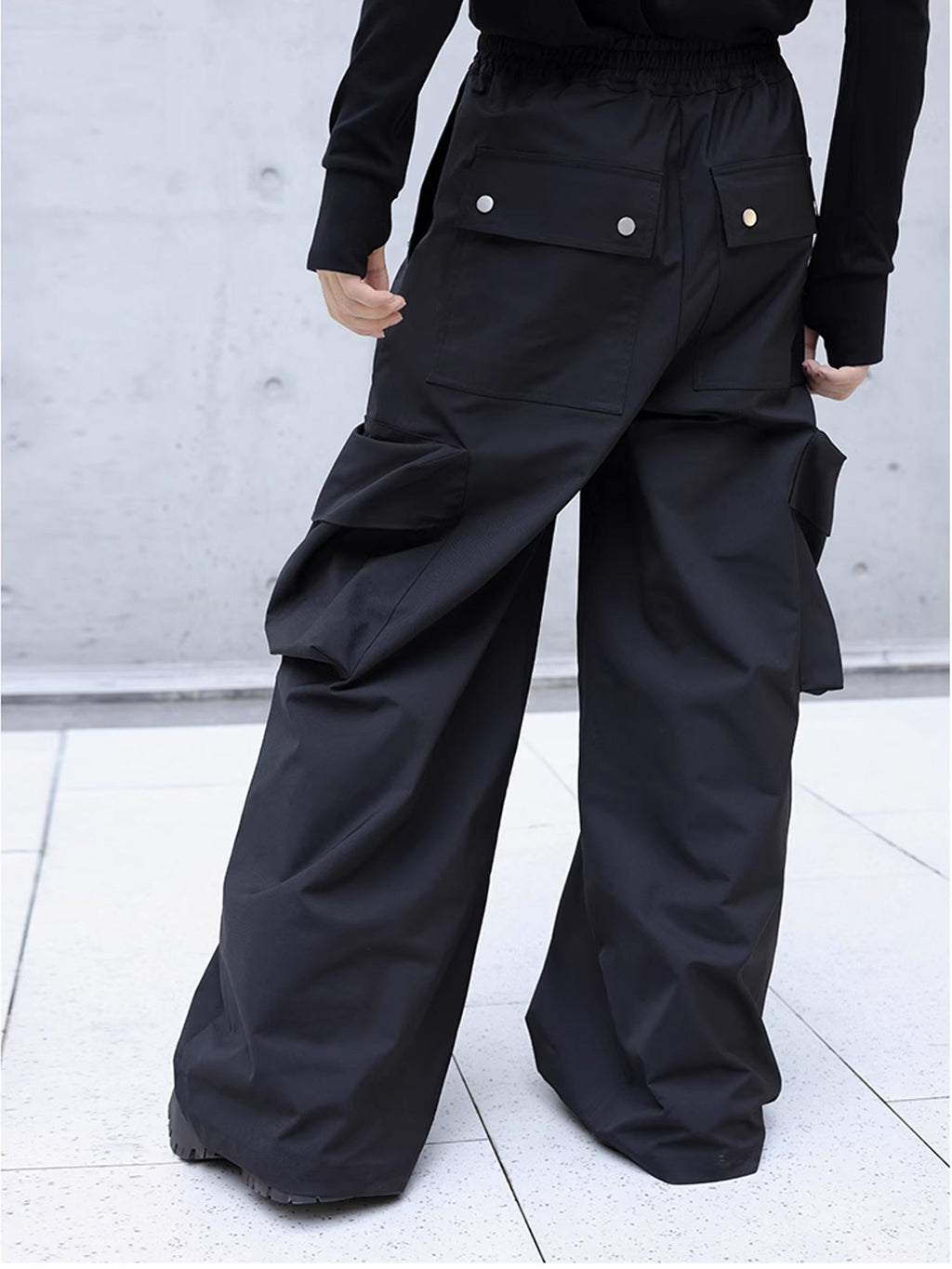 3D Pocket Wide Cargo Pants  OR0661