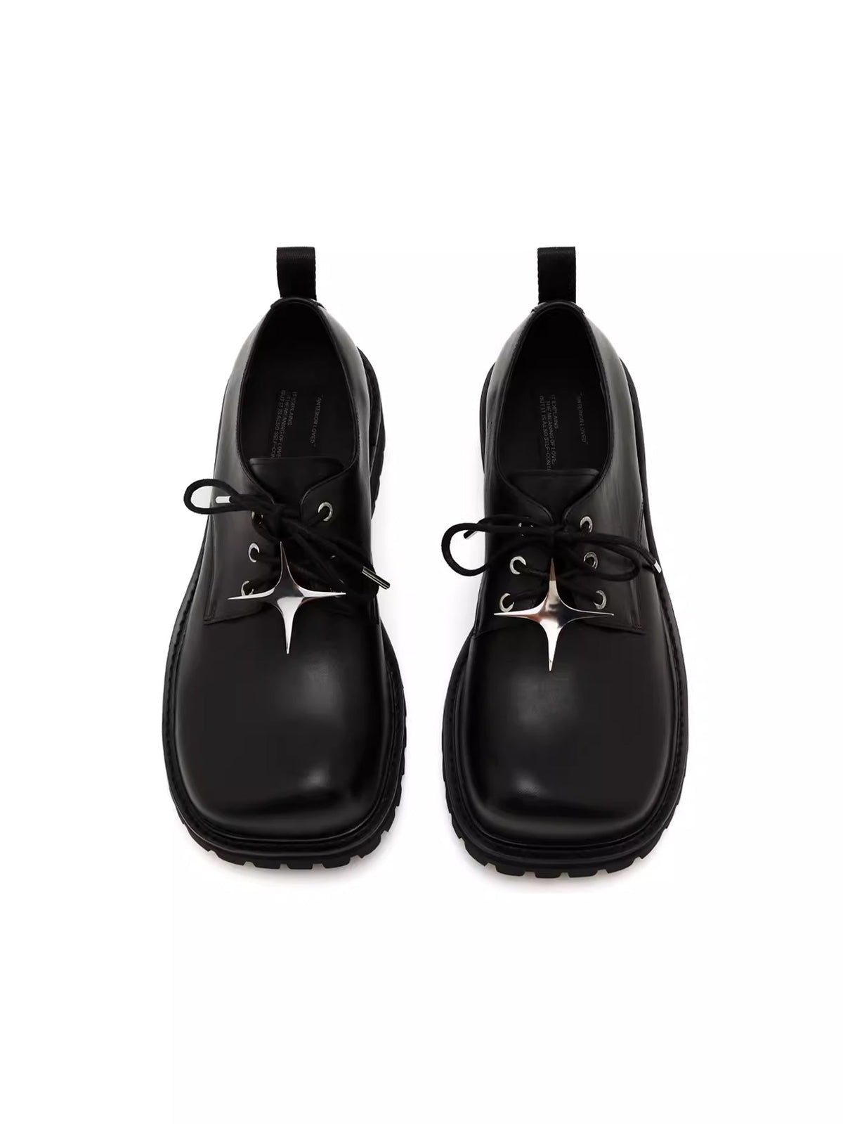 Cross Leather Derby Shoes  OR0664