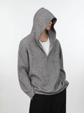 Half Zip Knit Hoodie  OR0668