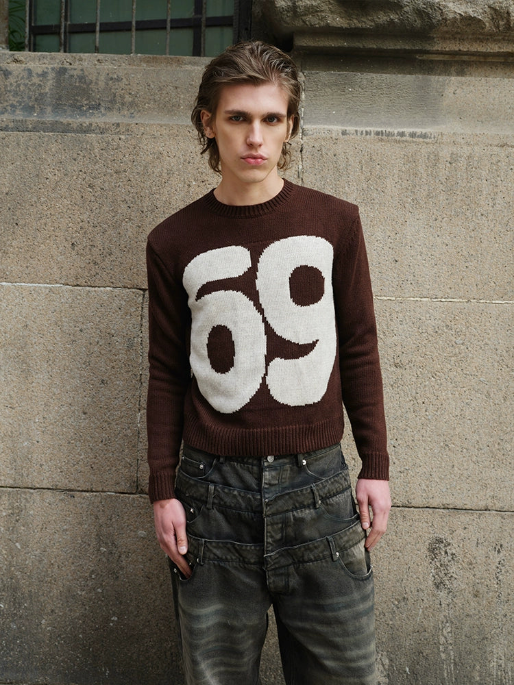 Vintage Crew Neck Knit  OR0669