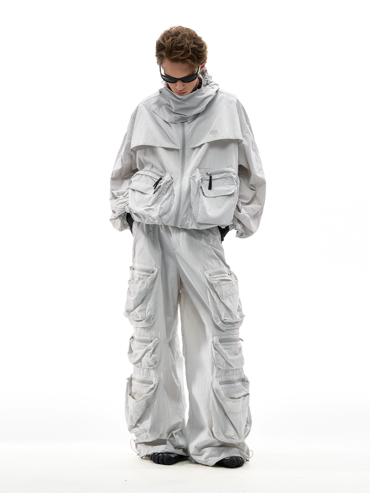 Multi Pocket Nylon Cargo Pants  OR0677