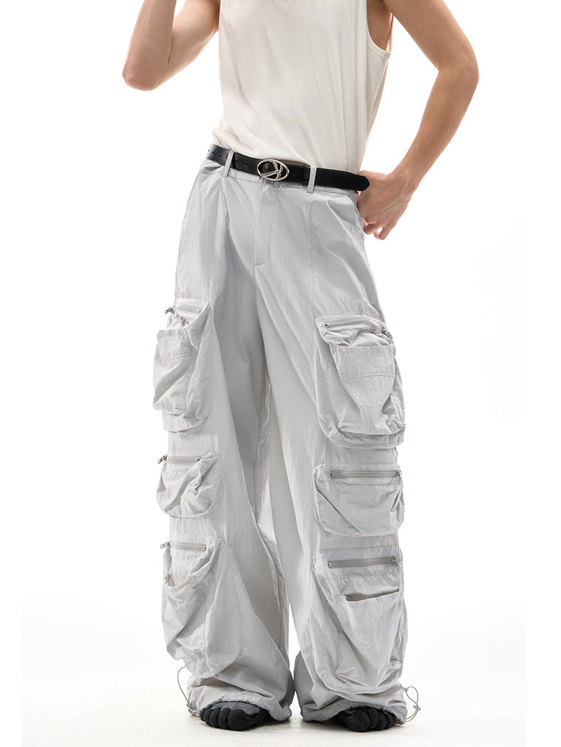 Multi Pocket Nylon Cargo Pants  OR0677