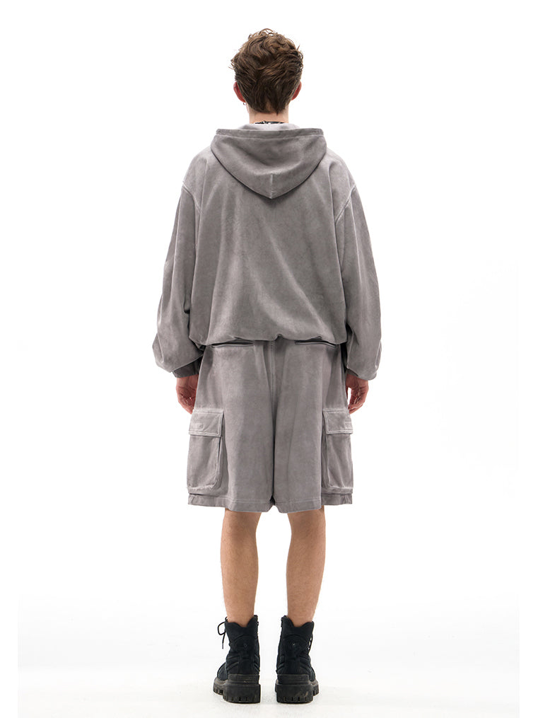 Dirty Dyed Zip Hoodie  OR0678