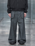 Zip Pocket Wide Pants  OR0684