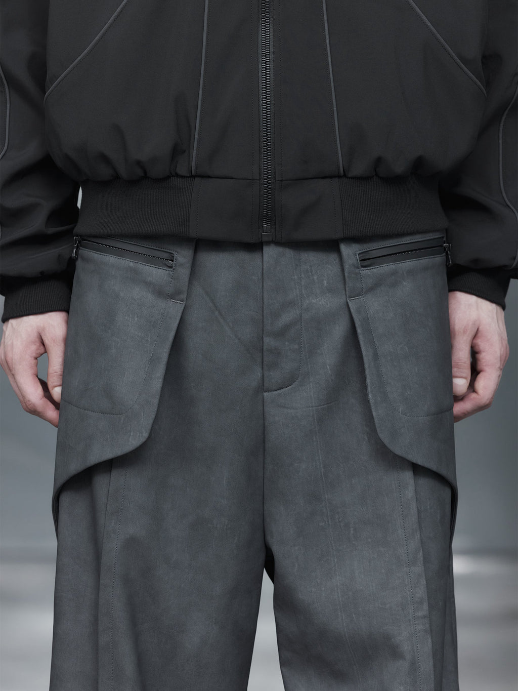 Zip Pocket Wide Pants  OR0684