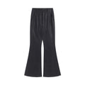 Pocket Flare Leather Pants  OR0686