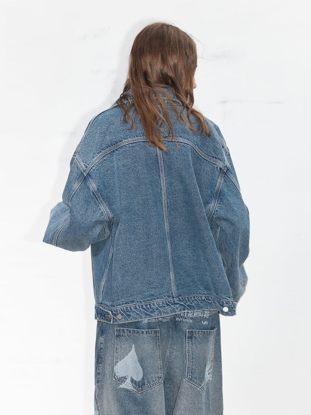 Graffiti Loose Denim Jacket  OR0688