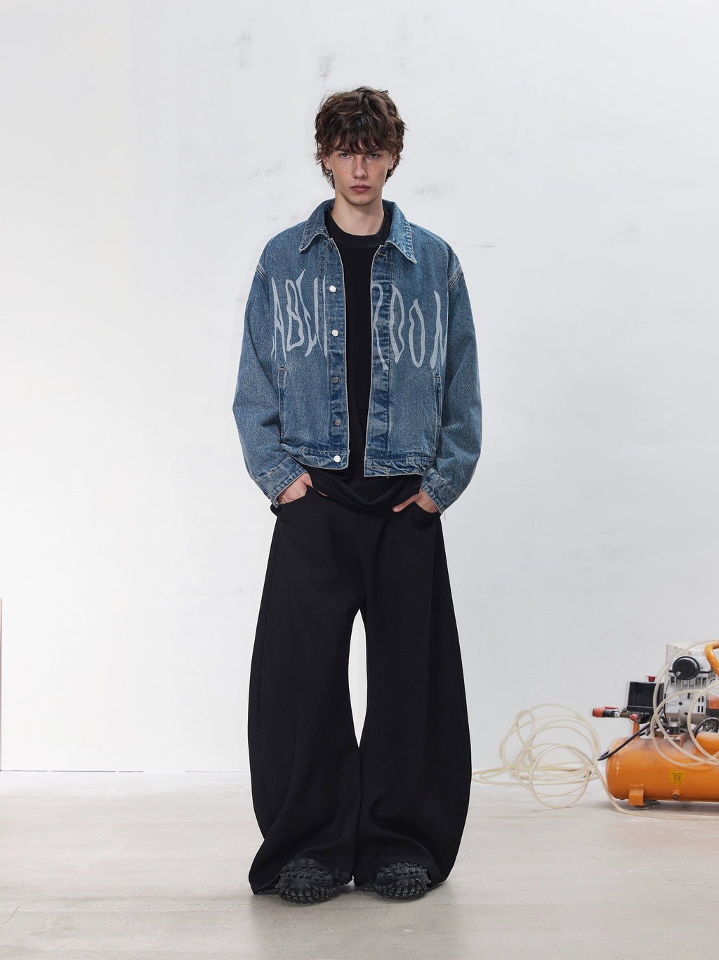Graffiti Loose Denim Jacket  OR0688