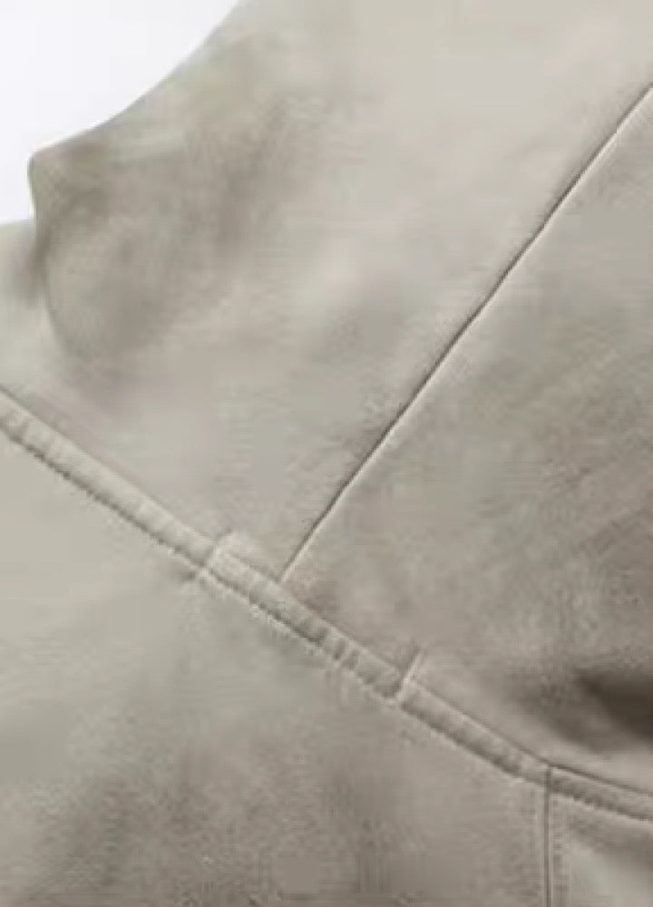 Acid wash design subculture initial full zip hoodie  OR0699