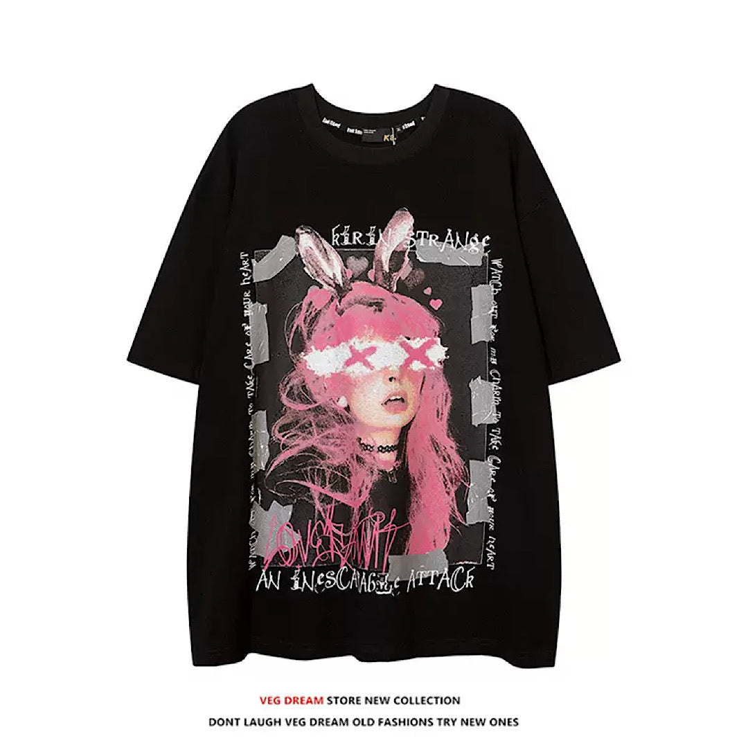 Accident Bunny Gather T-shirt  OR0700