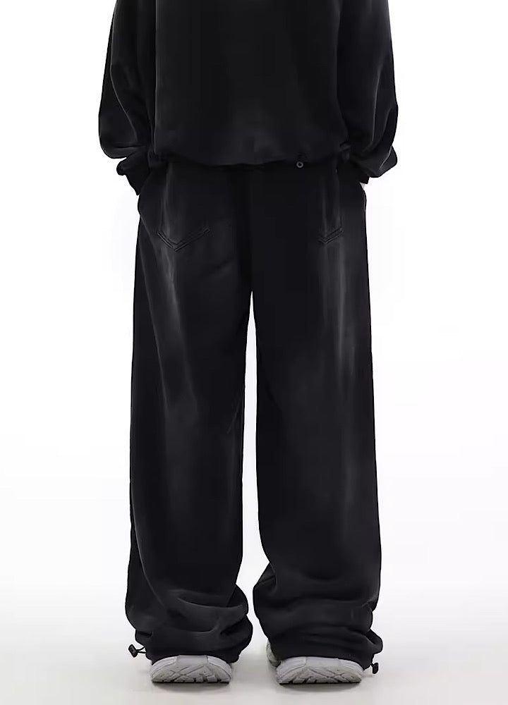 Acid wash design subculture initial pants  OR0701