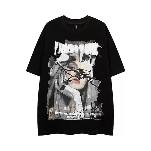 Battle Rose Perlaid T-shirt  OR0703