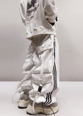 Remake Back belt silhouette line base pants  OR0708