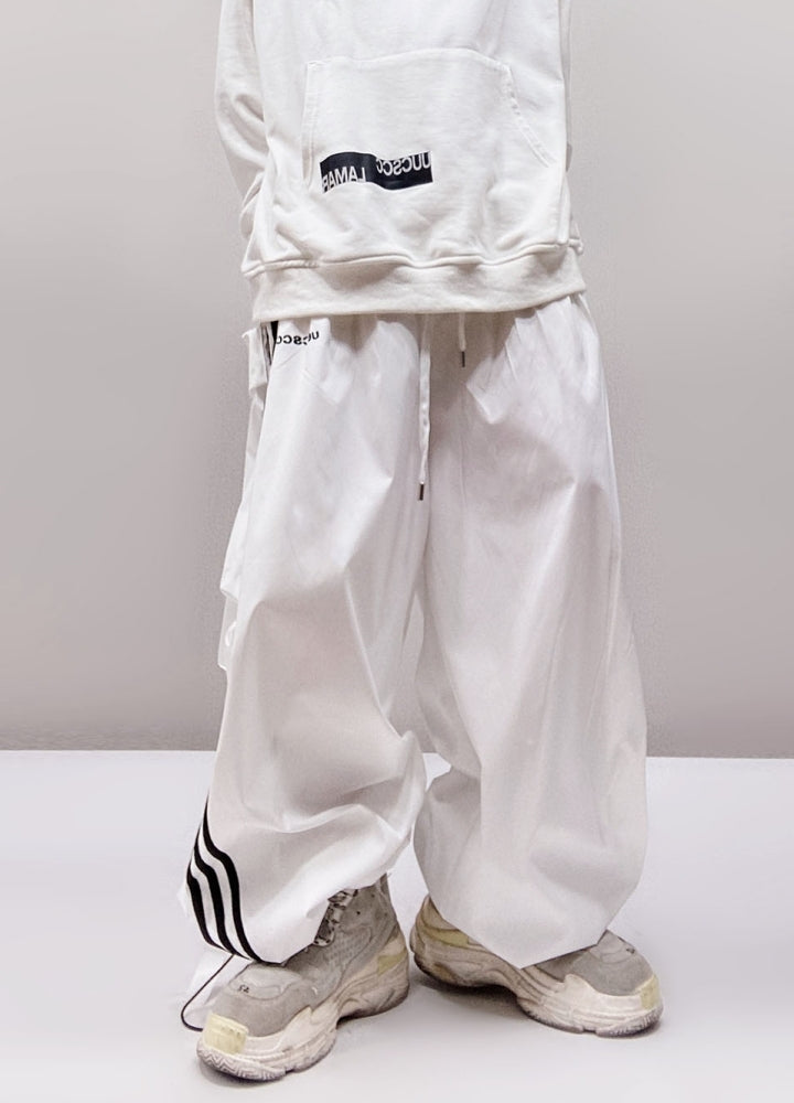 Remake Back belt silhouette line base pants  OR0708