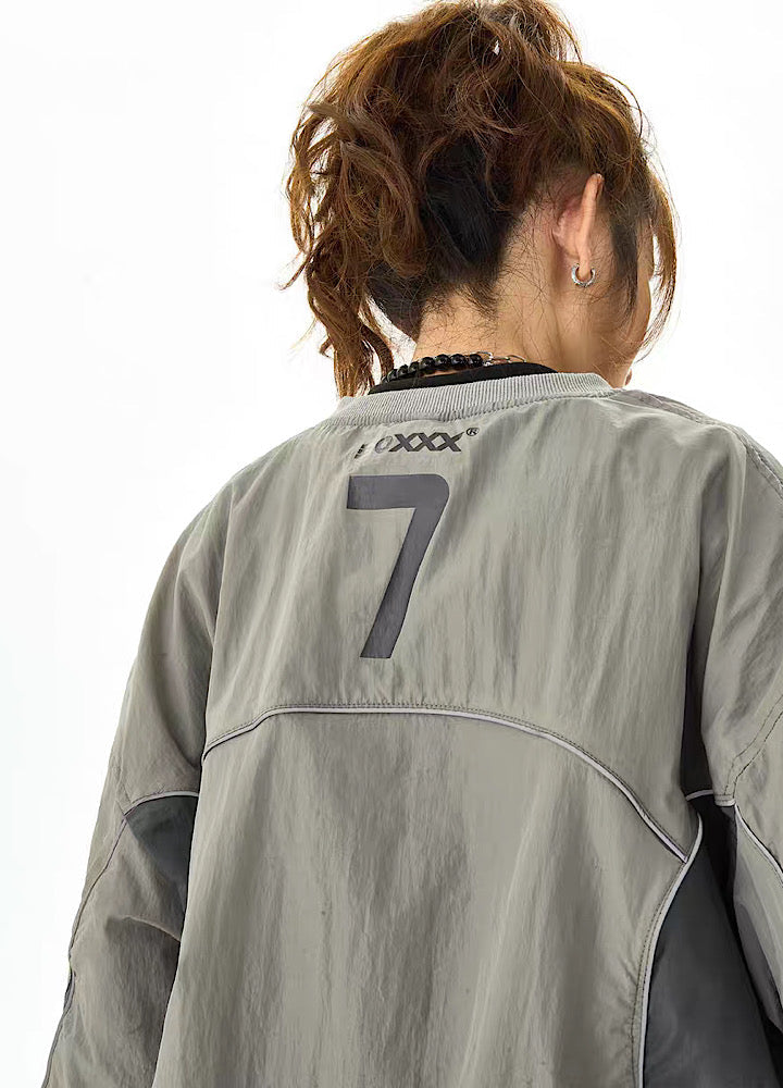 Sporty Design Casualment Balloon Silhouette Sweatshirts  OR0712