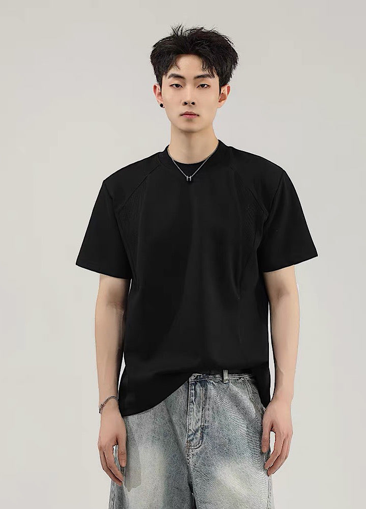 Silhouette minimalist design basic short-sleeved T-shirt  OR0720