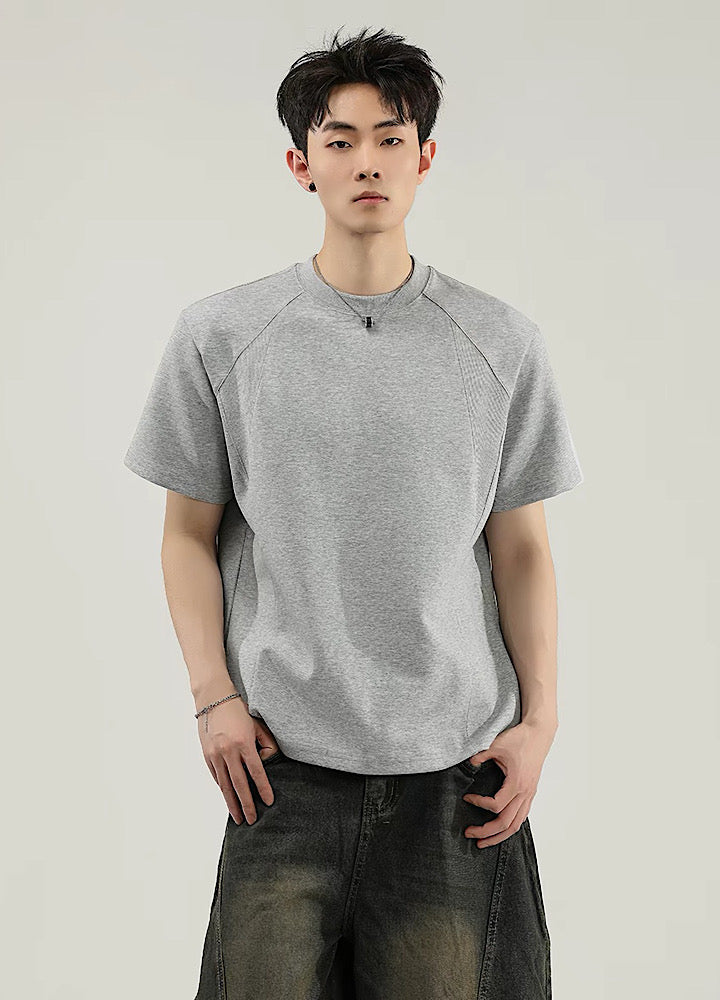 Silhouette minimalist design basic short-sleeved T-shirt  OR0720