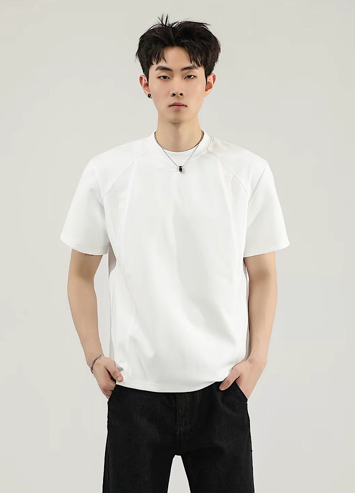 Silhouette minimalist design basic short-sleeved T-shirt  OR0720