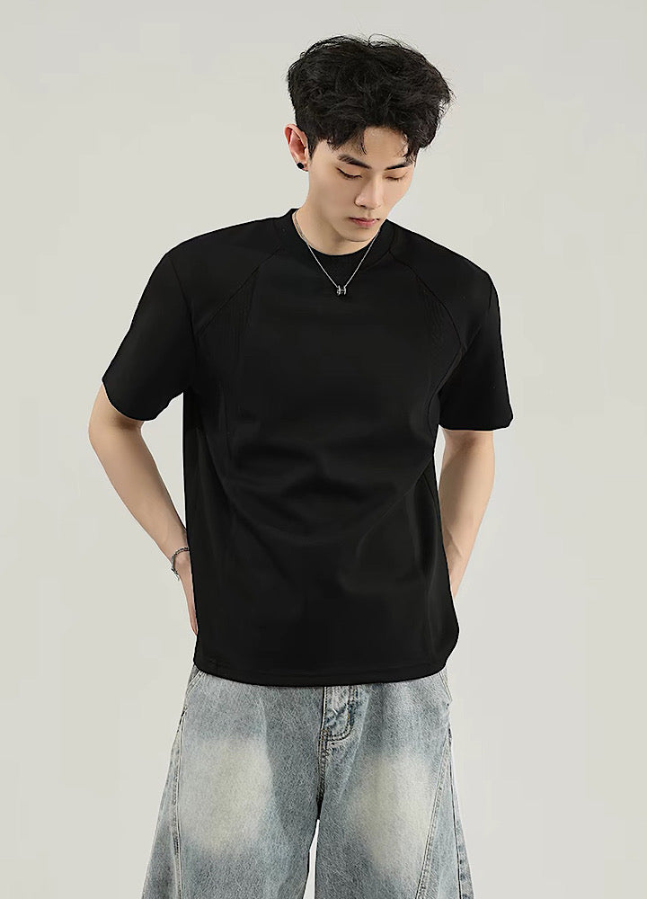 Silhouette minimalist design basic short-sleeved T-shirt  OR0720
