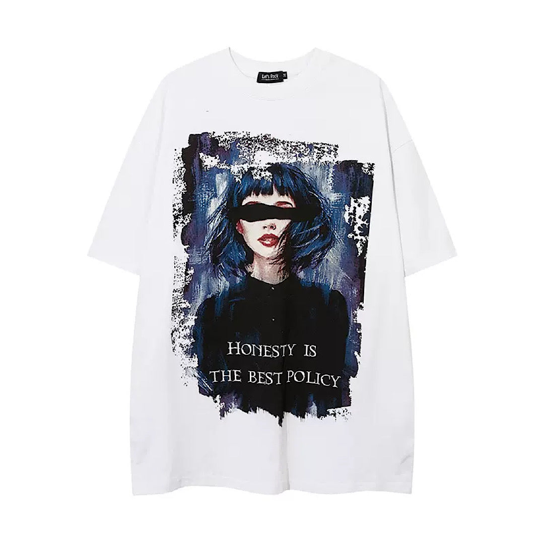 Suspect false illustration T-shirt  OR0721