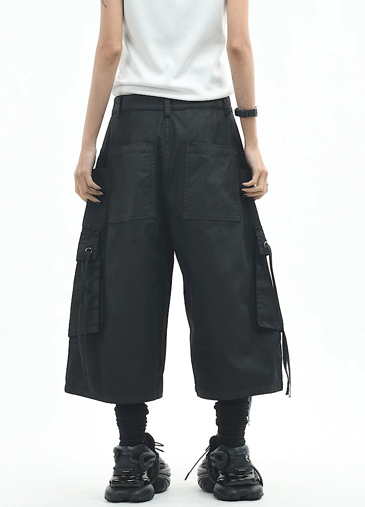 Multi-pocket military-style cargo shorts  OR0742