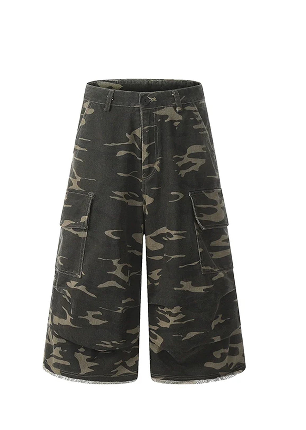 Long length design grunge style camouflage cargo pants  OR0759