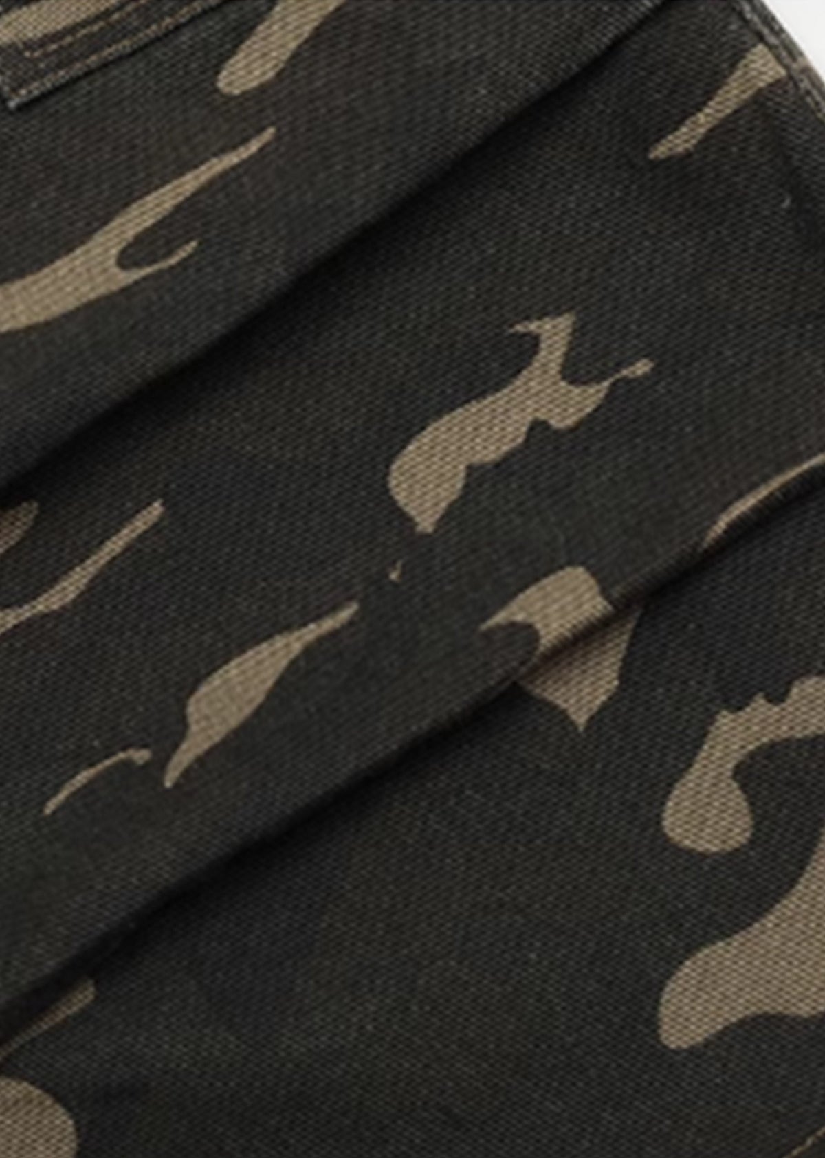 Long length design grunge style camouflage cargo pants  OR0759