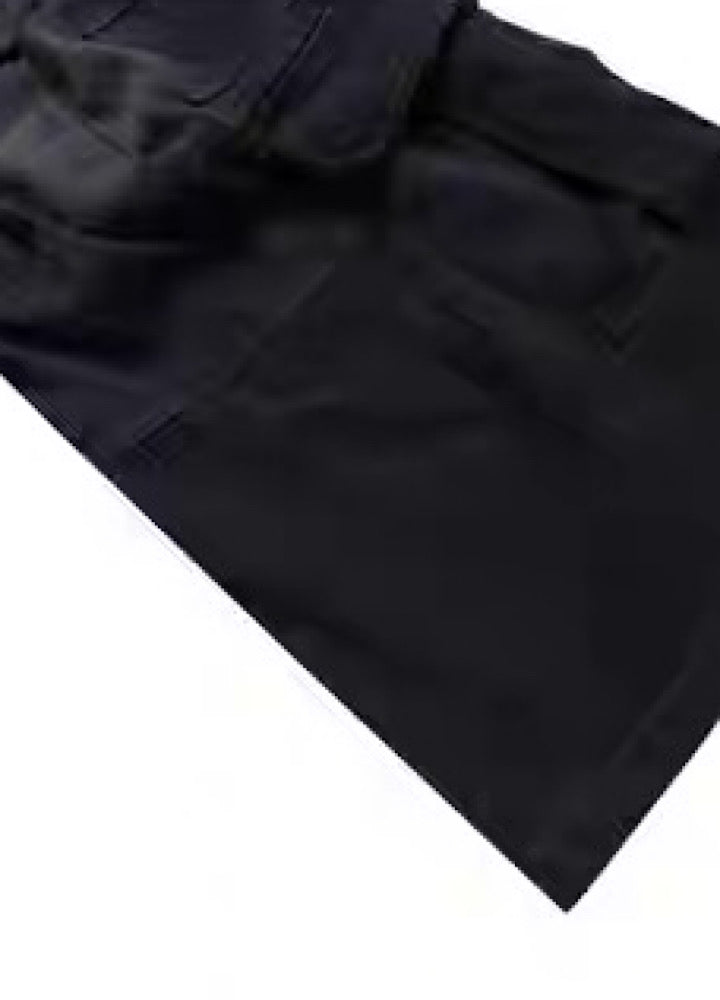 Cutaway type style wash design cargo denim pants  OR0775