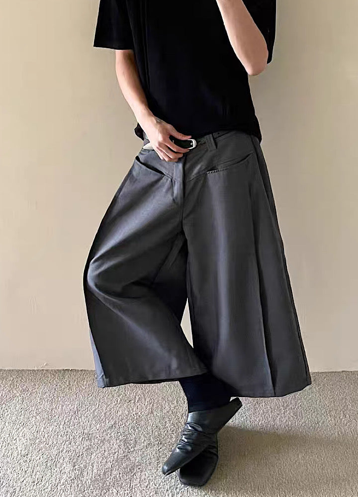 Wide silhouette cool slacks design shorts  OR0776