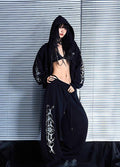 Dark Side Graphic Design Monotone Streetwear Set-up  OR0788