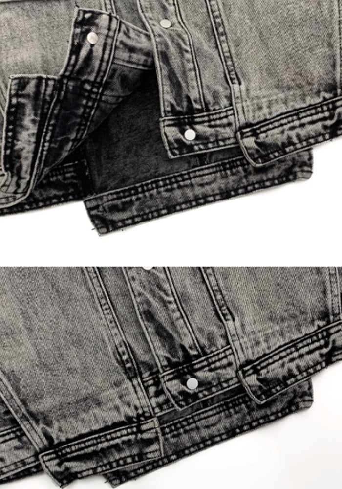 Dull wash thick design denim setup  OR0789