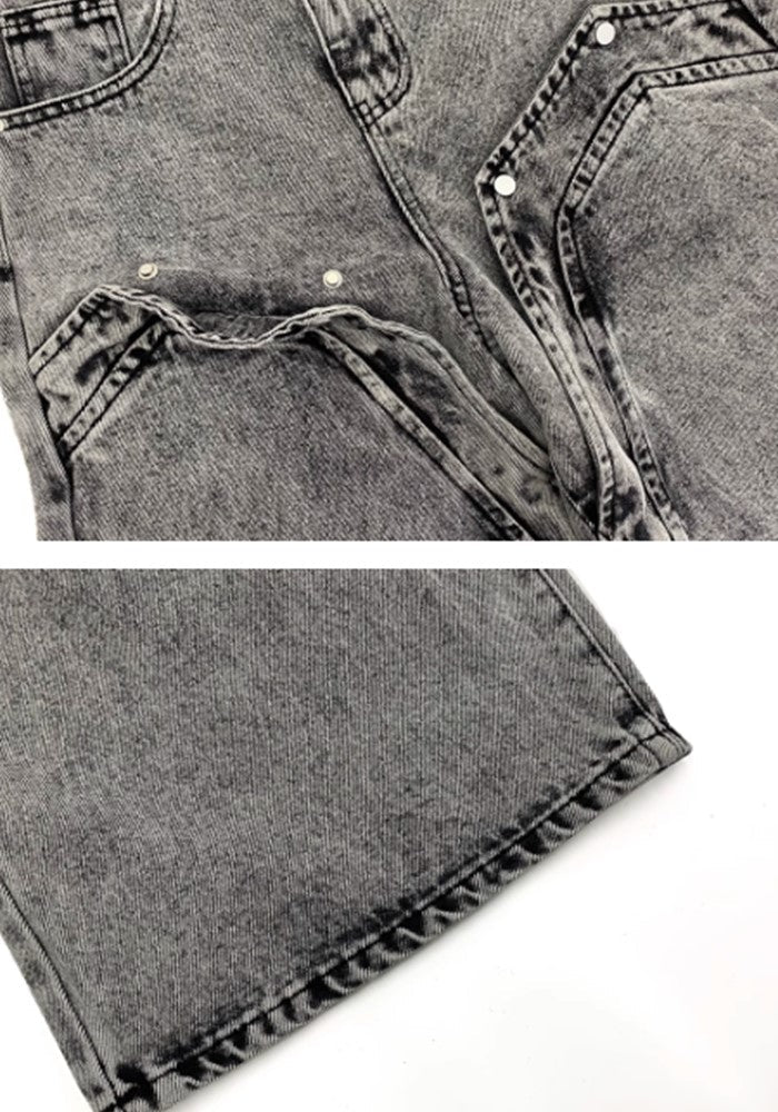 Dull wash thick design denim setup  OR0789