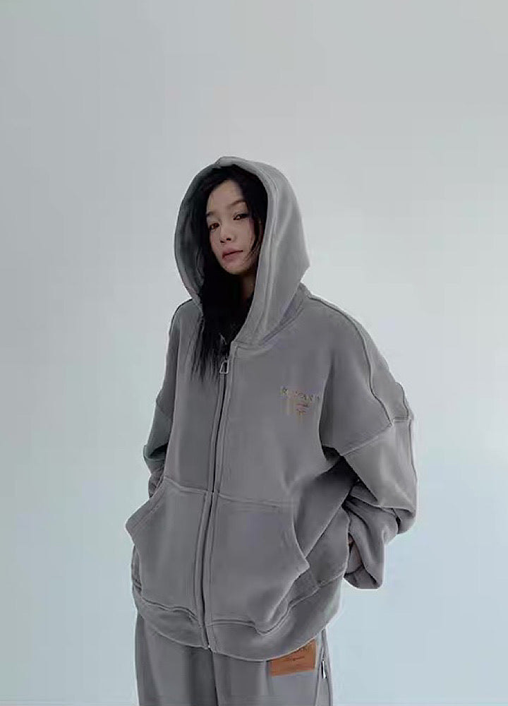 Simple design casual style normcore sweatsuit setup  OR0790