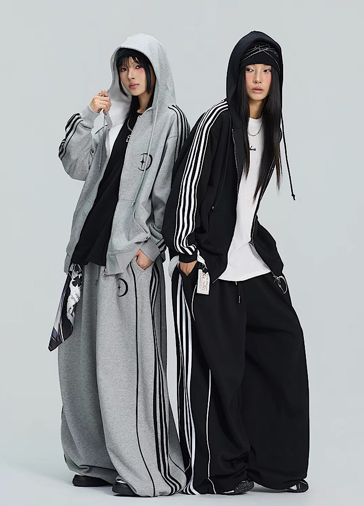 Star Line Oversized Hoodie Track Set-up  OR0795