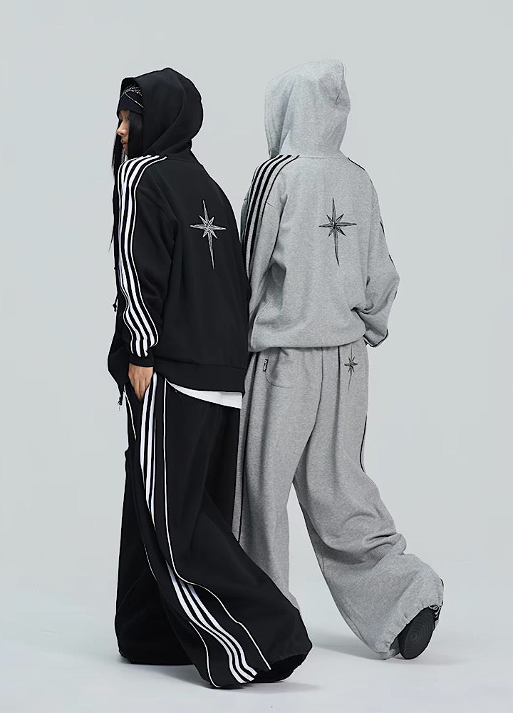 Star Line Oversized Hoodie Track Set-up  OR0795